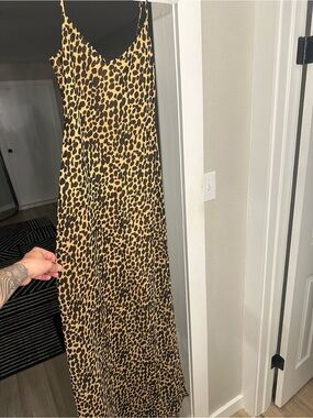 Emory Park women’s Leopard Print Maxi Slip Dress